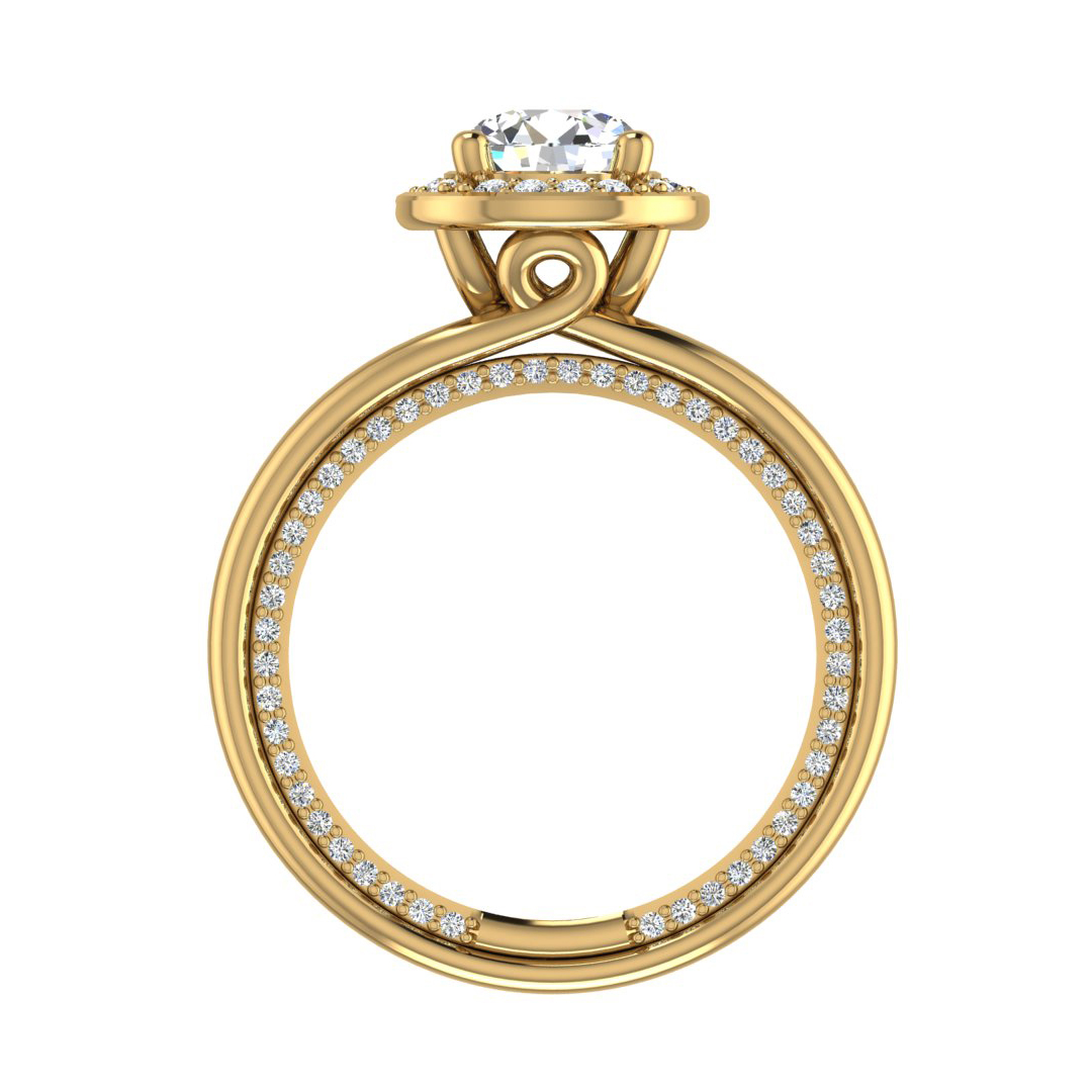 Miriam Halo Engagement Ring